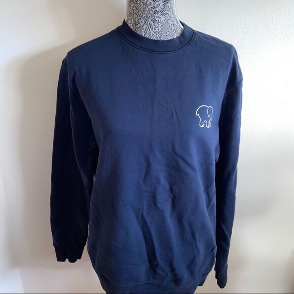 Ivory Ella navy and white crewneck - Picture 6 of 10